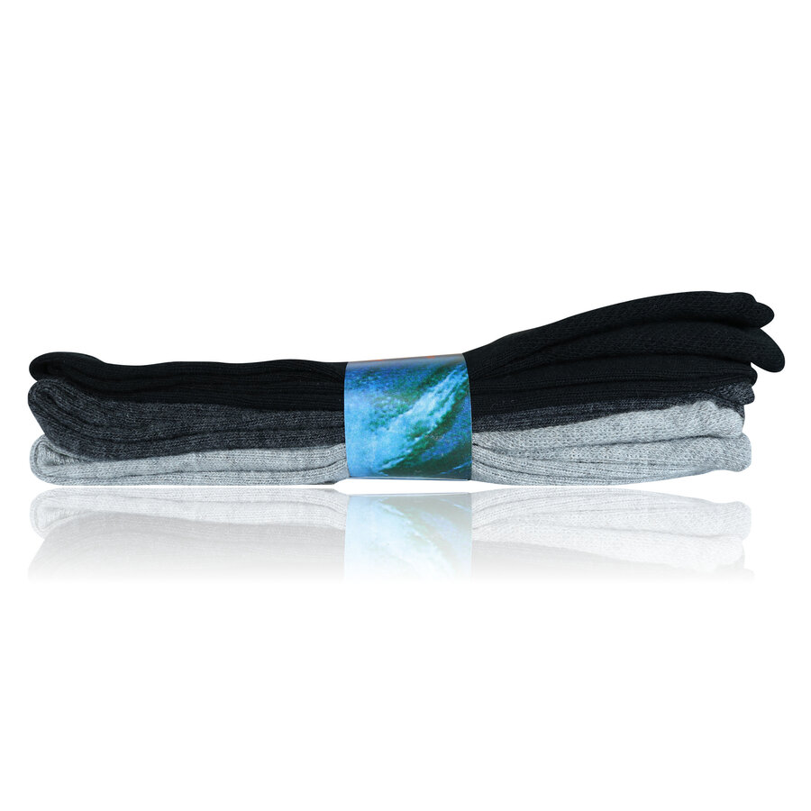 Baumwolle Socken schwarz-grau-mix - 5