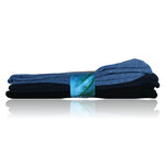 Baumwollsocken antibakteriell schwarz-blau-mix - 6