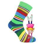 Thermo Kinder-Ringel-Socken ABS Noppen bunt - 16