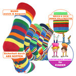 Thermo Kinder-Ringel-Socken ABS Noppen bunt - 2