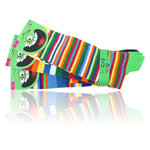 Kinder Ringel Kniestrümpfe Baumwolle bunt - 41