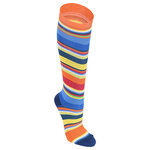 Kinder Ringel Kniestrümpfe Baumwolle bunt - 24