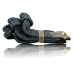 Baby Socken Wolle Bio-Baumwolle dunkelgrau - 3