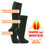 Thermo Stiefelsocken Wolle von Nordpol oliv - 12
