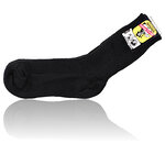100% Schaf-Wolle Socken von Nordpol schwarz - 3