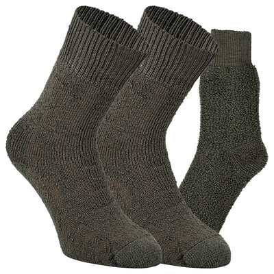 Sehr dicke und warme Nordpol VOLLPLÜSCH Schafwollsocken - immerwarm