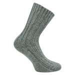 Dicke 100% Alpaka Schaf Wolle Socken grau - 9