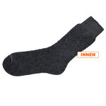 Schafwollsocken von Nordpol Vollplüsch anthrazit - 8