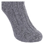 Dicke 100% Alpaka Schaf Wolle Socken grau - 6
