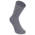 Dicke 100% Alpaka Schaf Wolle Socken grau - 8