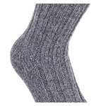 Dicke 100% Alpaka Schaf Wolle Socken grau - 5