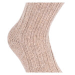 Dicke 100% Alpaka Schaf Wolle Socken natur beige - 6