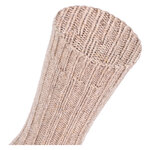 Dicke 100% Alpaka Schaf Wolle Socken natur beige - 4