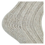 Dicke 100% Alpaka Schaf Wolle Socken natur beige - 10