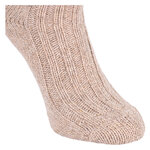 Dicke 100% Alpaka Schaf Wolle Socken natur beige - 5