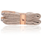 Dicke 100% Alpaka Schaf Wolle Socken natur beige - 7