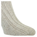 Dicke 100% Alpaka Schaf Wolle Socken natur beige - 11