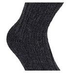 Dicke 100% Alpaka Schaf Wolle Socken anthrazit - 6