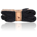 Dicke 100% Alpaka Schaf Wolle Socken anthrazit - 8