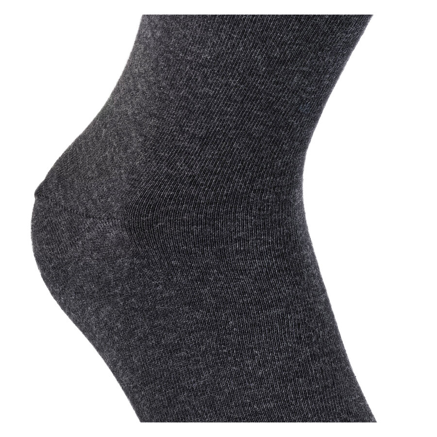Herrensocken ohne Gummidruck Baumwolle Made in Germany anthrazit - 4