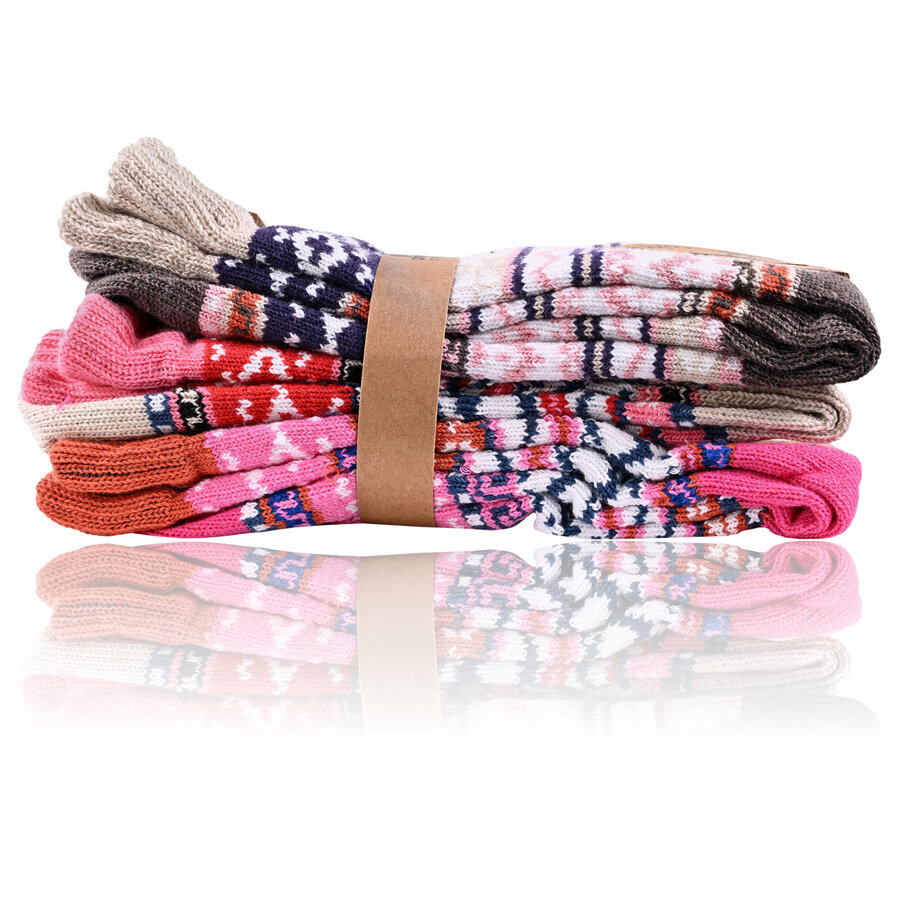 Norweger Socken Baumwolle Hygge Design - 5