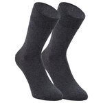 Herrensocken ohne Gummidruck Bio Baumwolle Made in Germany anthrazit - 1