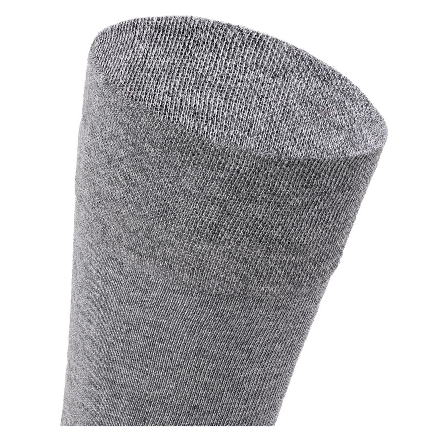 Herrensocken ohne Gummidruck Baumwolle Made in Germany grau - 3