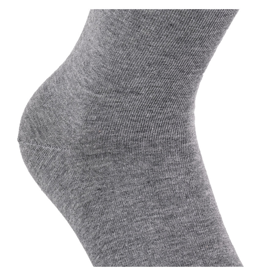 Herrensocken ohne Gummidruck Baumwolle Made in Germany grau - 4