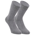 Herrensocken ohne Gummidruck Bio Baumwolle Made in Germany grau - 1