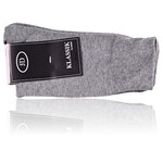 Herrensocken ohne Gummidruck Bio Baumwolle Made in Germany grau - 3