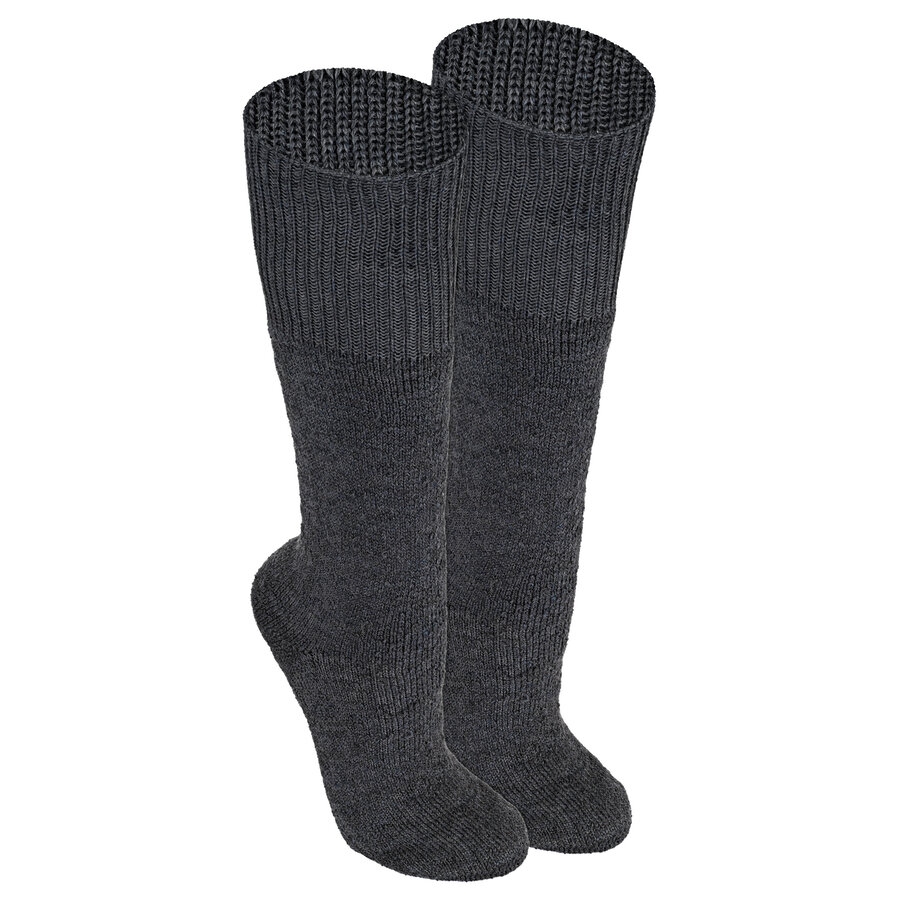 Thermo Stiefelsocken mit viel Wolle Nordpol anthrazit
