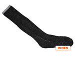 Dicke Cordura Alpaka Kniestrümpfe anthrazit - 9