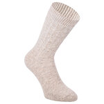 Alpaka Schaf Wolle Socken beige - 6