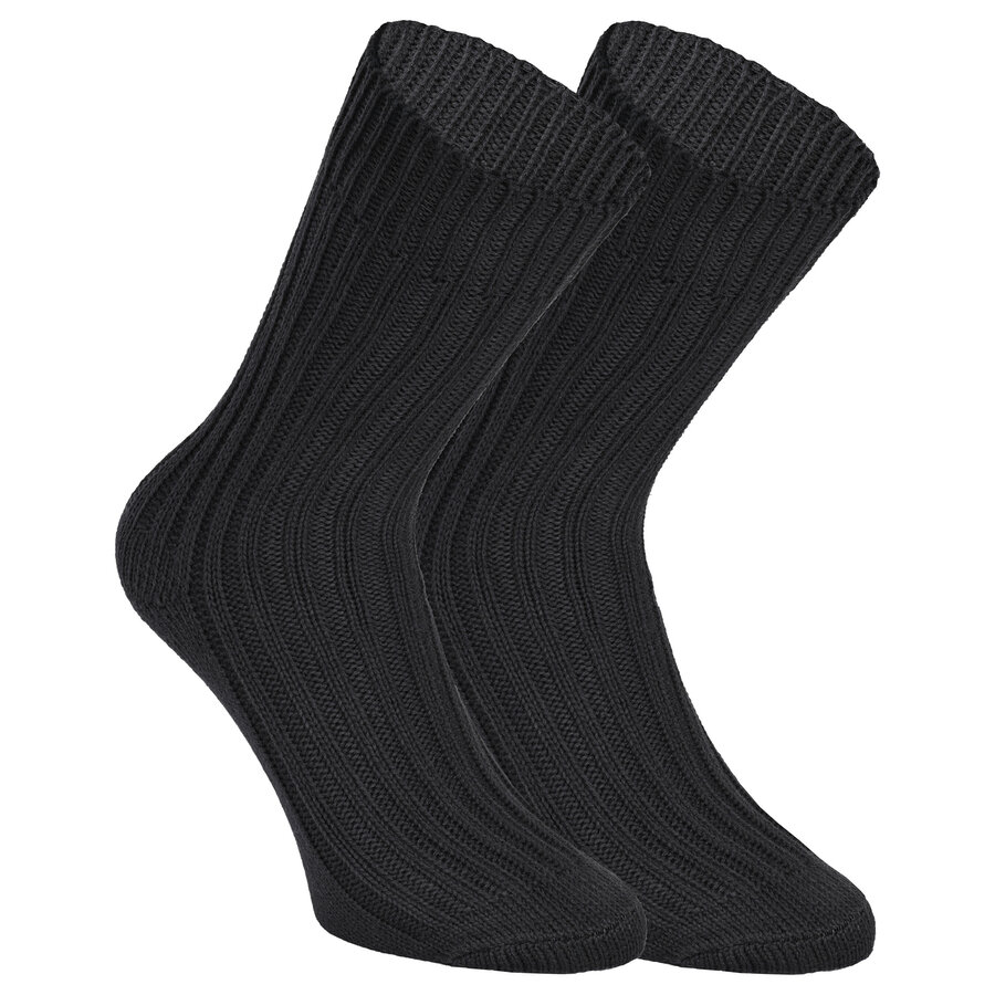 Dicke 100% Baumwolle Socken schwarz