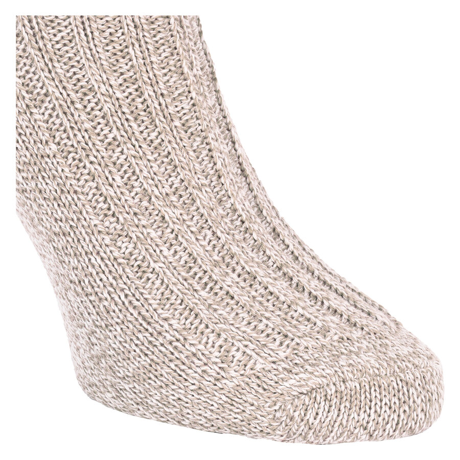 Dicke 100% Baumwolle Socken naturbeige - 6