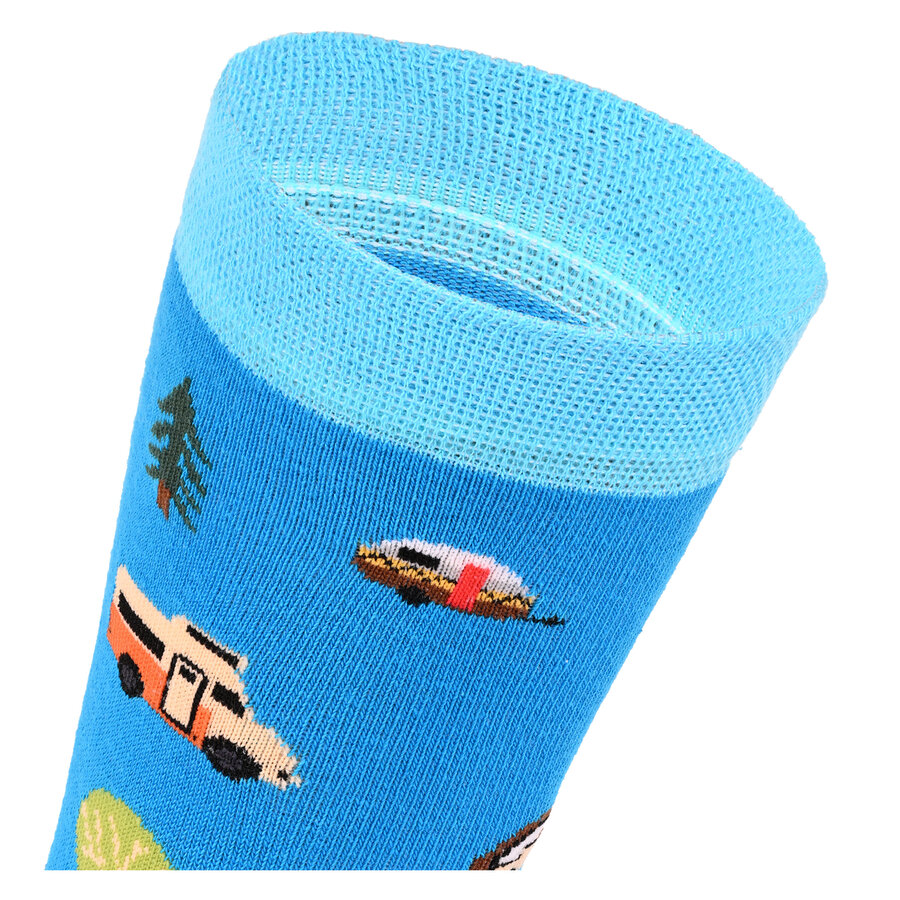 Camper Camping Mobil Motiv Socken - 6