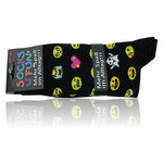 Smile Emoji Motiv Socken Baumwolle bunt - 2