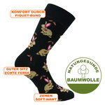 Hasen-Motiv-Socken lustige Öhrchen Möhrchen Baumwolle - 8