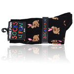 Hasen-Motiv-Socken lustige Öhrchen Möhrchen Baumwolle - 2