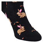 Hasen-Motiv-Socken lustige Öhrchen Möhrchen Baumwolle - 7