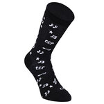 Musiknoten Notenschlüssel Motivsocken Baumwolle - 6