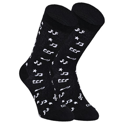 Musiknoten Notenschlüssel Motivsocken Baumwolle