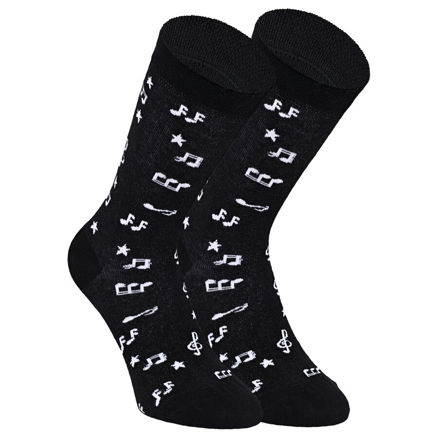 Musiknoten Notenschlüssel Motivsocken Baumwolle