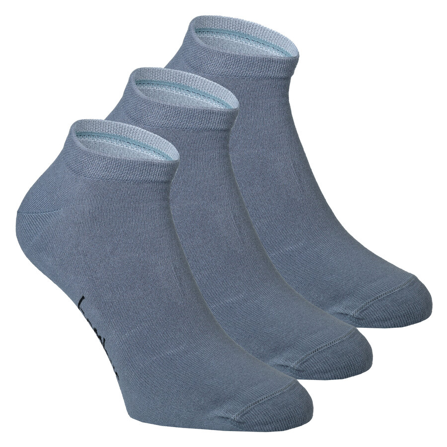 Bambus Sneakersocken silbergrau