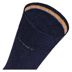 Herrensocken ohne Gummi-Druck camano CA-SOFT marine-blau-melange - 7