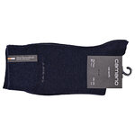 Herrensocken ohne Gummi-Druck camano CA-SOFT marine-blau-melange - 2