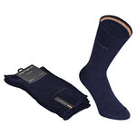 Herrensocken ohne Gummi-Druck camano CA-SOFT marine-blau-melange - 5