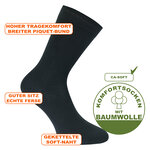 Damen-Socken ohne Gummidruck Camano CA-SOFT schwarz - 8