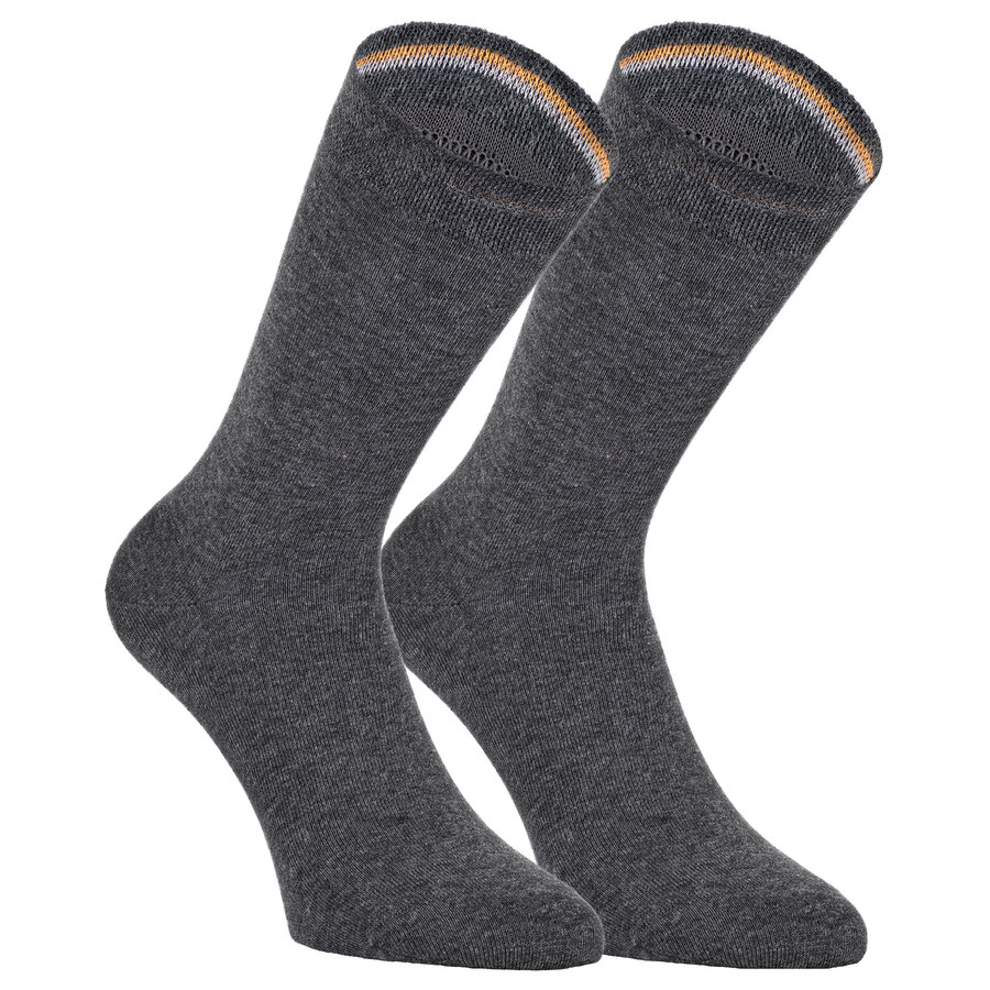Damensocken ohne Gummidruck Camano CA-SOFT anthrazit-melange