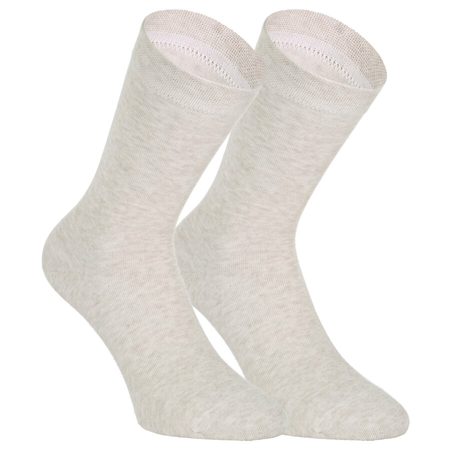 Damensocken ohne Gummidruck Camano CA-SOFT natur-beige-melange